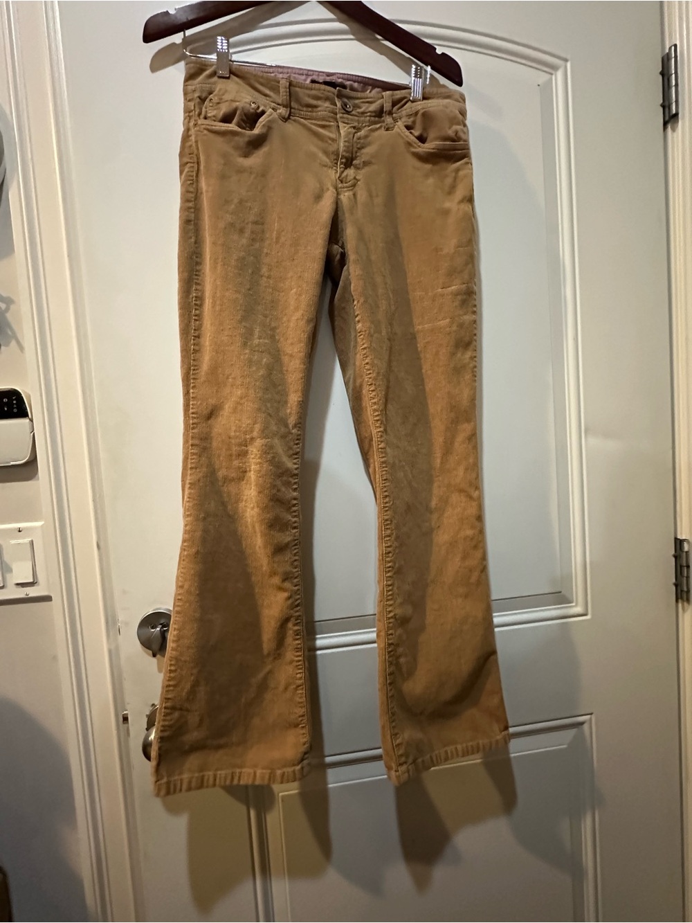 Tommy Hilfiger Tan Corduroy Flare Jeans